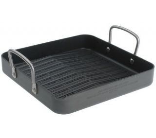 As Is Techniq uesHard Anodize d11 Nonstick11 Sq.BBQ Pan —