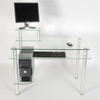 RTA Home and Office 43 w Computer Desk with Keyboard Tray