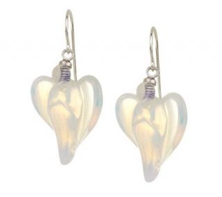 Lee Sands Iridescent Angel Earrings —