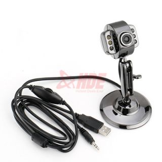  Night Vision with Mic for Laptop PC Microphone Metal Cam New