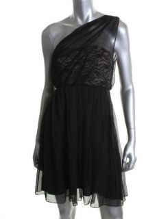 Alice Olivia New Conrad Black Lace Bodice Strapless Semi Formal Dress