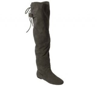 Bamboo by Journee Velvety Thigh high Boot —