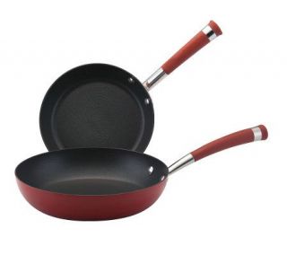 Circulon 8 and 10 Skillet Twin Pack   Red —