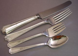 Colfax Durgin Sterling 4 Piece Dinner Place Setting