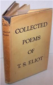 Collected Poems (1909 1935)   T. S. Eliot   FLAT SIGNED   Extremely