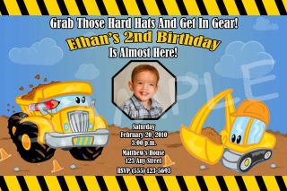 Construction Pals & Under Construction Personalized Birthday