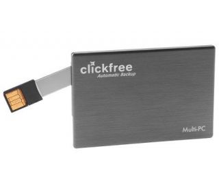 Clickfree Flash Drive with32GB Memory and File Based Backup — 