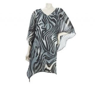 Abstract Animal Print Caftan by VT Luxe   A223632
