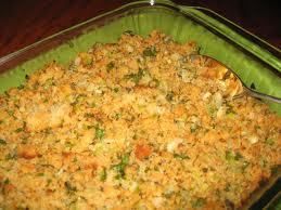Old Timer Cornbread Dressing Recipe Ground Meat Side or Main Dish