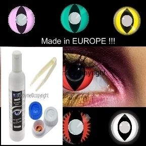 Kit Set Care for Contact Fashion Halloween Lens Colored Case Solution