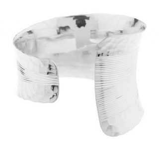 Dominique Dinouart SterlingAverage Textured Cuff, 33.0g   J158903