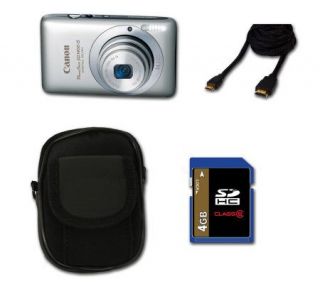 Canon PowerShot SD1400IS Digital Camera   Silver Kit —