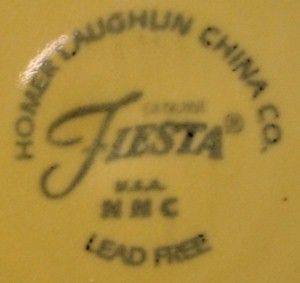 Homer Laughlin China Fiesta Contemporary Yellow Creamer Cream Pitcher