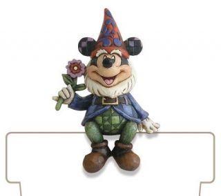Jim Shore Disney Traditions Mickey Gnome Pot Sitter Figurine