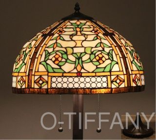 Tiffany Style Stained Glass Victorian Floor Lamp Concerto