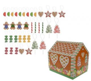 33 Pc. Gingerbread & Sweet Treat Ornament Set —