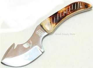 Bone Collector Fixed Blade Skinning Gut Hook Knife Bowie Hunting
