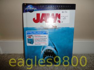 Jaws Collectors Series DigiBook Blu Ray Universal 100th Brand New