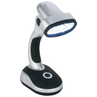 New 12 LED Battery Powered Cordless Desk Lamp with Adjustable Head