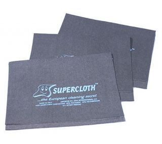 SuperCloth Set of 3 Multi Purpose Cleaning Cloths —