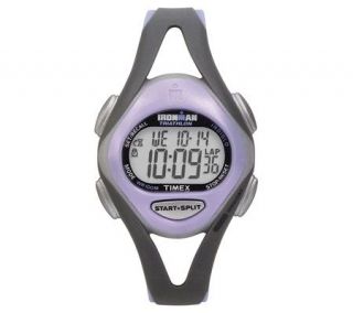 Timex Ladies Ironman Sports Watch   Gray/PurpleBand   J102236