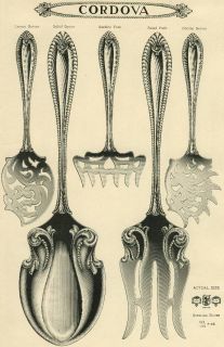Copy of Towle Cordova Sterling Silver Flatware Catalog 16 Pages