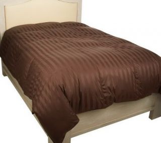 Northern Nights Twin 400TC 550FP Down Comforter w/Woven Stripe