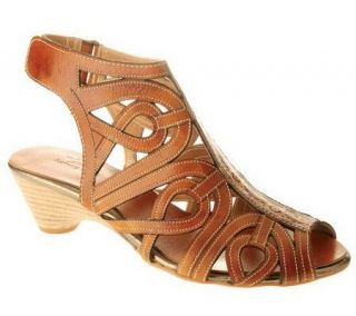 Spring Step Flourish Leather Hybrid Boot Sandals —