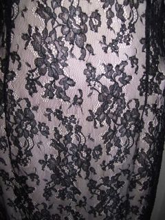 Collette Dinnigan Stunning Black French Lace Beaded Dress Slip Small