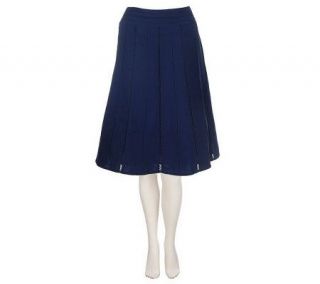 Perfect by Carson Kressley Linen Blend Skirt —