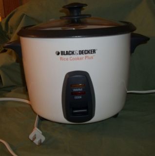Black Decker RC436 7 Cup Rice Vegetable Cooker Steamer