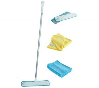 Don Asletts Microfiber Opti Mop with 3 Pads and 6 Cloths —