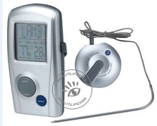 Wireless Remote Digital Cooking Food Grill BBQ Oven Thermometer