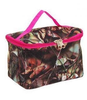 Pink Camo Camouflage Makeup Travel Luggage Cosmetic Bag
