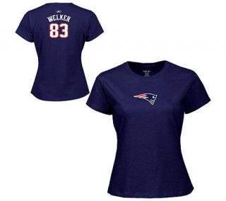 NFL Patriots Wes Welker Womens Name & Number T Shirt —