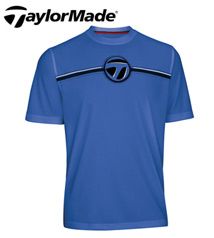 TaylorMade Performance Graphic Tee Blue Black Mens x Large