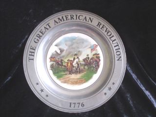 American Revolution Commemorative Plate 1975 Cornwallis