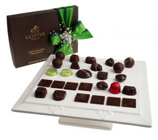 Godiva 27 pc. Dark Chocolate Assortment in Holiday GiftBox —