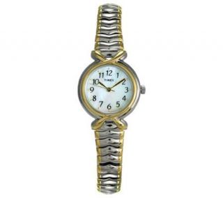Timex Womens Dress Two tone Expansion BraceletWatch —