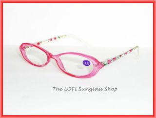 Floral Plastic Colorful Reading Glasses Cute R210