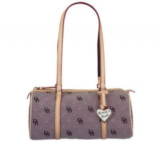 Dooney & Bourke Signature Fabric GirlyCollection Barrel Bag — 