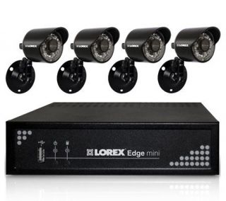 Lorex 4 Channel Edge Security DVR w/4 Color Security Cameras