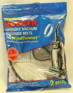 Brand New Hoover Wind Tunnel Belts Lot of Two Belt Part 38528 033
