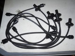 61 9 Corvair 7mm Black Silicone Spark Plug Wire Set