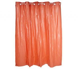 Hookless Heavyweight Moire Shower Curtain —