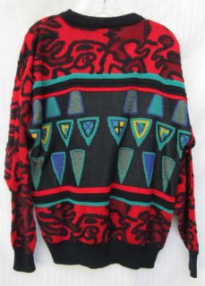 Mens Mercerized Colorful Sweater Cosby Far Horizons New Zealand S