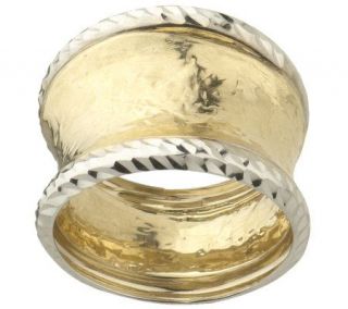 EternaGold Concave Foil Pattern Band Ring, 14K Gold —