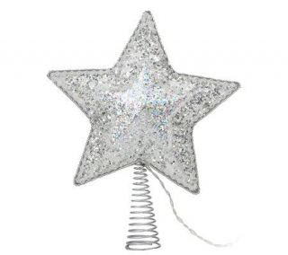 14 Lighted Iridescent Star Tree Topper by Sterling —