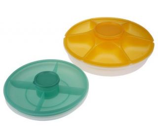 Tupperware Small and Large Serving Center Party Set —