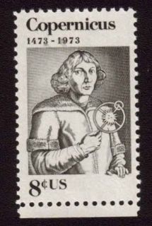 Malack 1488a NH, Copernicus, Orange omitted n3506